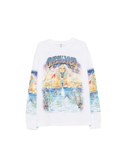 CASABLANCA Casablanca White T-Shirts & Vests - T-Shirts Men