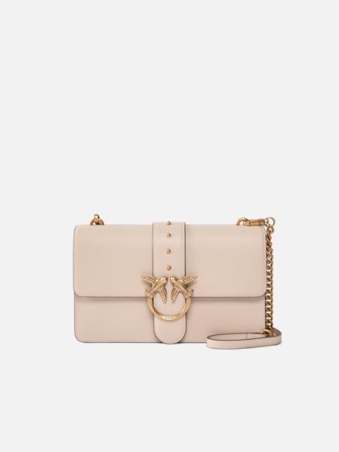 PINKO LOVE BAG ONE MEDIUM HANDBAG IN LEATHER