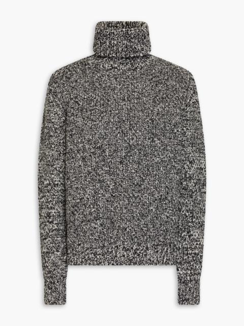 Another Tomorrow Cashmere and wool-blend turtleneck sweater