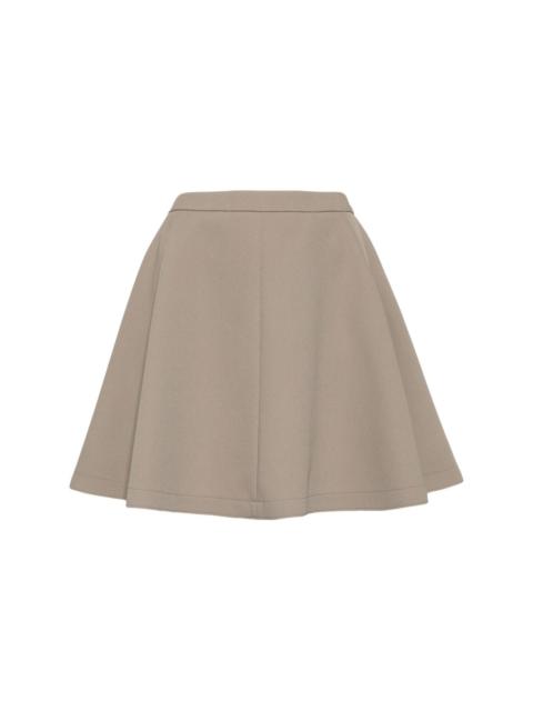 virgin-wool skater skirt