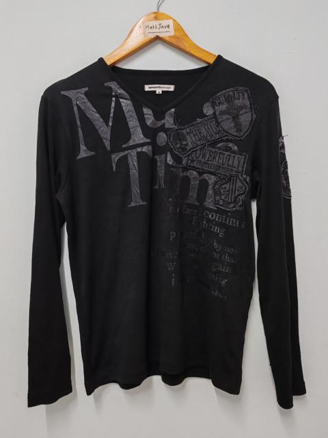 Other Designers Japanese Brand - Semantic Design Patches Long Sleeve Tee Seditionaries Skull