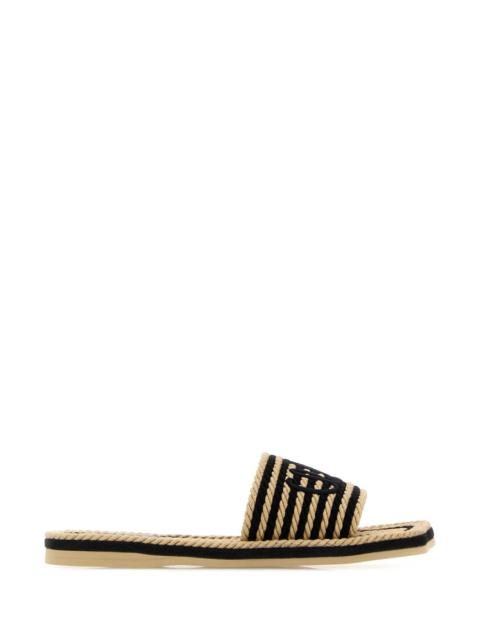 Chloé Chloe Women Embroidered Raffia Chloã¨ Sand Slippers