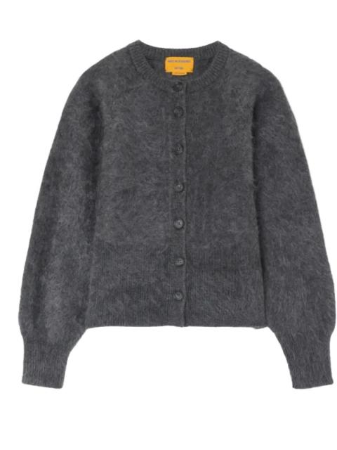 GUEST IN RESIDENCE Grizzly Sculpted Cardigan in Charcoal