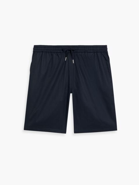 Sandro Cotton-blend drawstring shorts