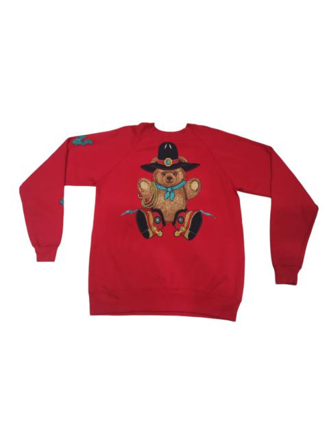 Other Designers Vintage Red Sweatshirt Sweet Bear