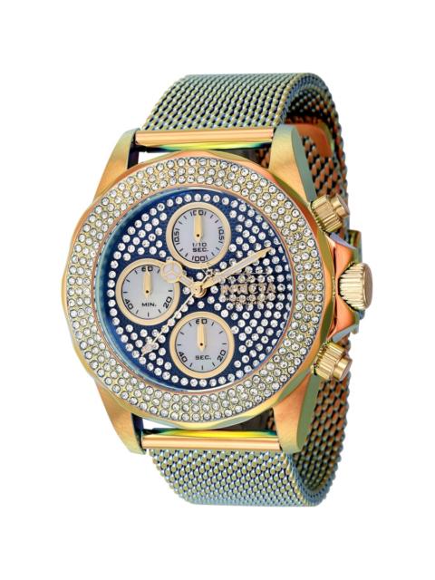 Other Designers Invicta Pro Diver Chronograph White and Blue Dial Ladies Watch 44258
