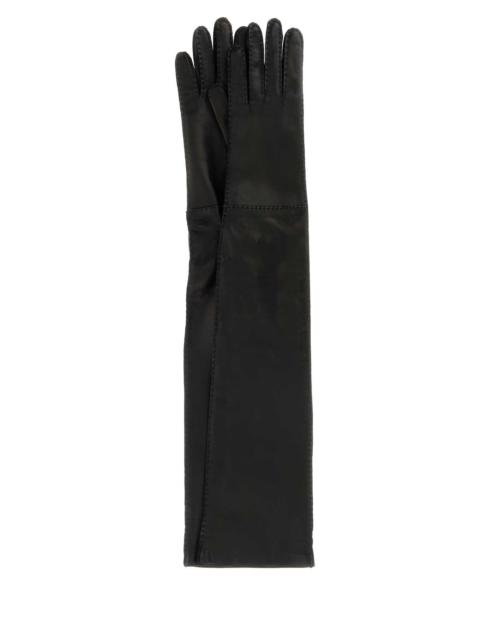 Prada Prada Women Black Nappa Gloves
