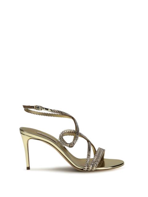 CASADEI Casadei Julia Josephine Sandals Gold/Platino