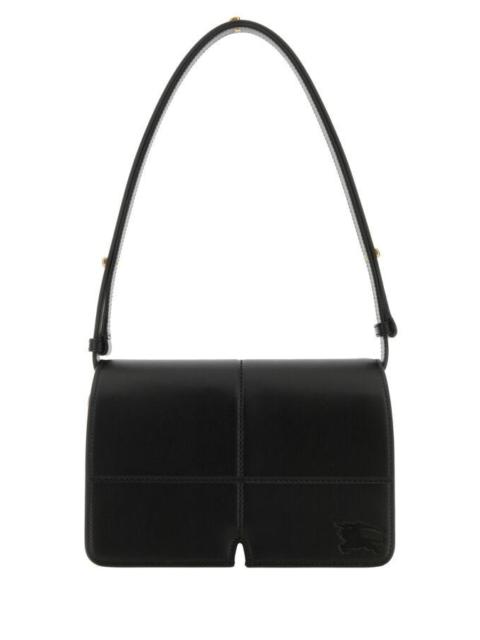 Burberry Women Black Leather Snip Shoulder Bag