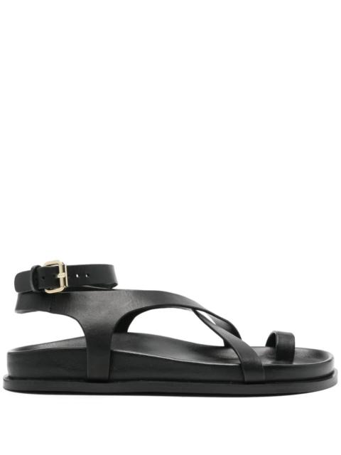 A.EMERY Jalen Slim Sandal in Black