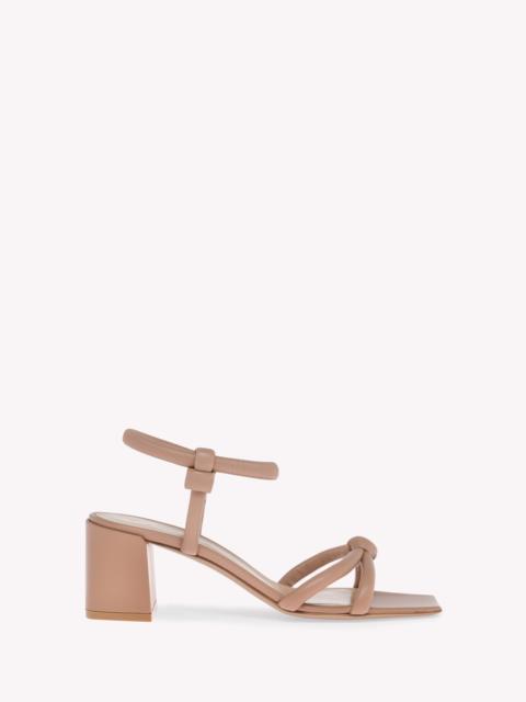 Gianvito Rossi Gianvito Rossi Juno 55 Sandals in Pink Nappa at Nordstrom
