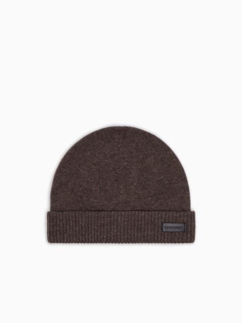EMPORIO ARMANI PURE CASHMERE BEANIE