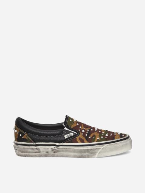 Vans Premium Classic Slip-On Pearlized Sneakers Camo / Black