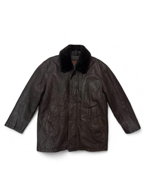 SAINT LAURENT VTG YSL Leather Jacket