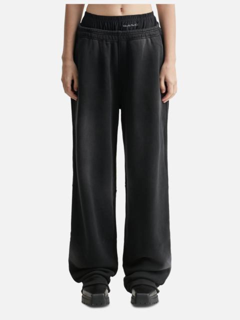 alexanderwang.t PRESTYLED BIKE SHORT SWEATPANTS