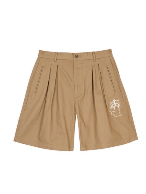 BRAIN DEAD Brooks Brothers California Pleated Chino Short - Desert