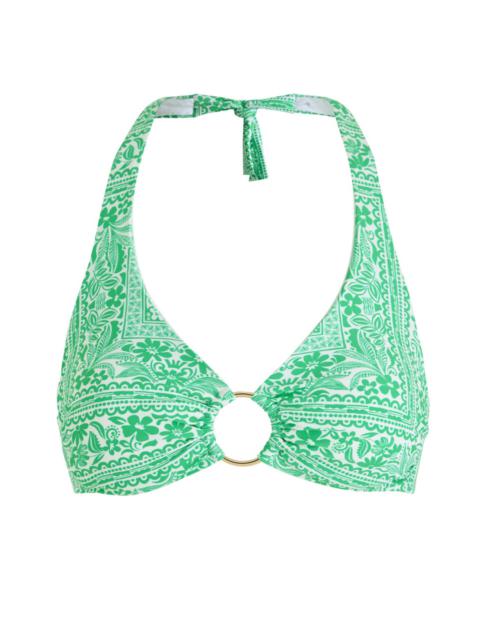 MELISSA ODABASH Melissa Odabash Brussels Printed Bikini top