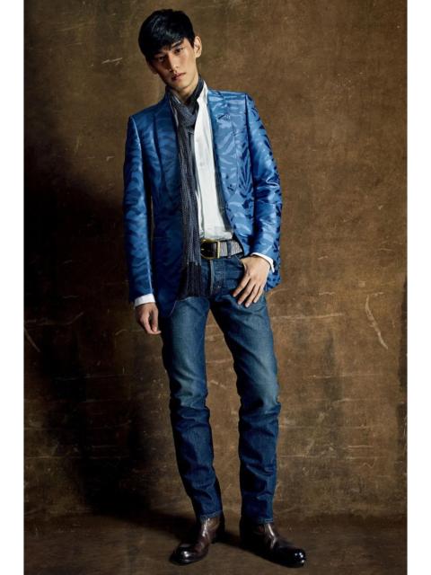 TOM FORD Tom Ford S/S’15 Jacquard Zebra Print Silk Jacket