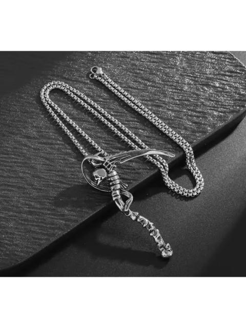 Other Designers Other - Retro Gothic Death Scythe Pendant Necklace