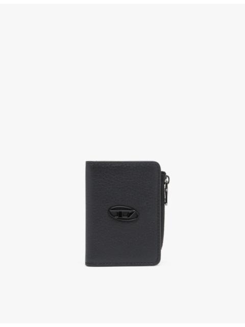 Diesel Hissu Evo logo-badge leather cardholder