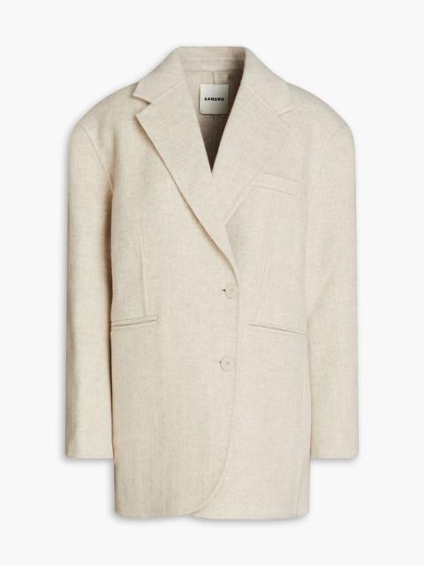 Sandro Wool-blend felt blazer