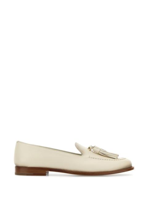Church's Ivory leather Renee loafers