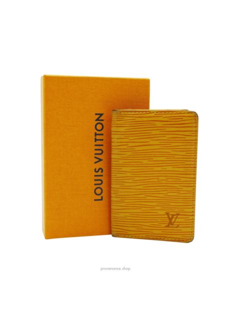 Louis Vuitton Louis Vuitton Pocket Organizer Wallet - Tassil Yellow Epi Leather
