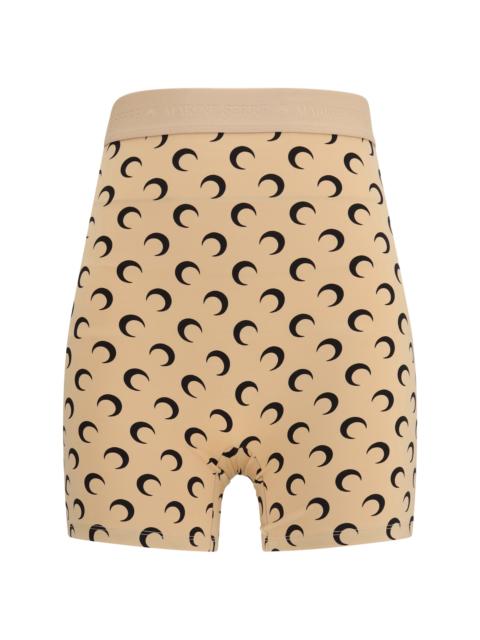 Marine Serre Marine Serre Technical Stretch Fabric Shorts