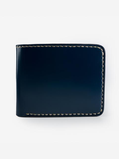 Iron Heart IHG-071-NAV Slimline Small Shell Cordovan Wallet - Navy