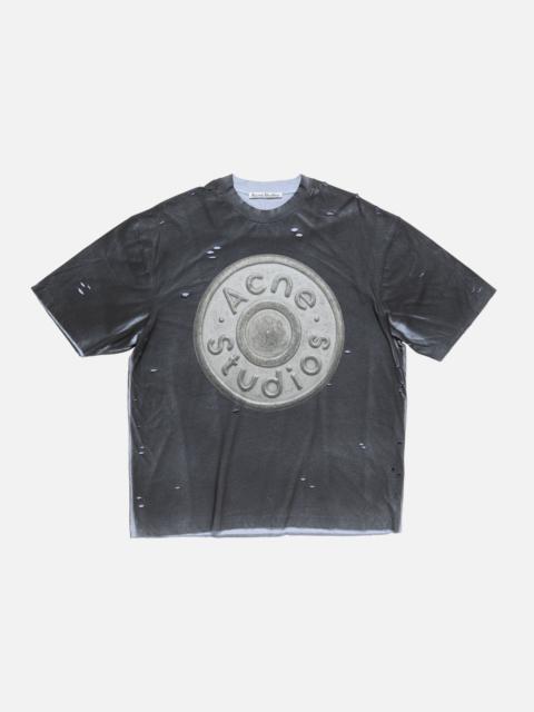 Acne Studios Logo t-shirt - Relaxed fit - Black