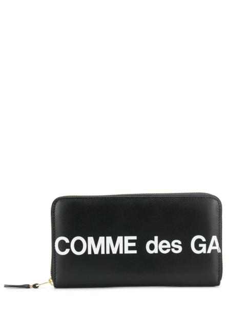 Comme Des Garçons logo zip-around wallet