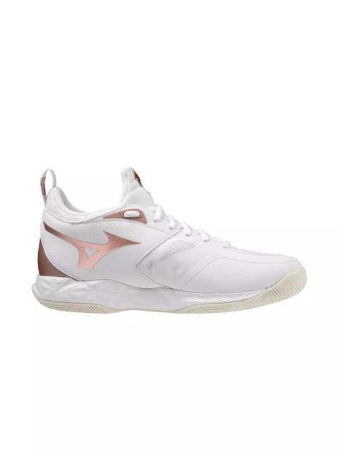 Mizuno Wave Dimension "White/Rose Gold" Women's Volleyball Shoe