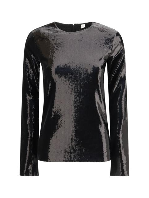 TOTEME Toteme Women Long-Sleeved Sequin Top