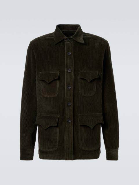RUBINACCI Cotton corduroy Western shirt