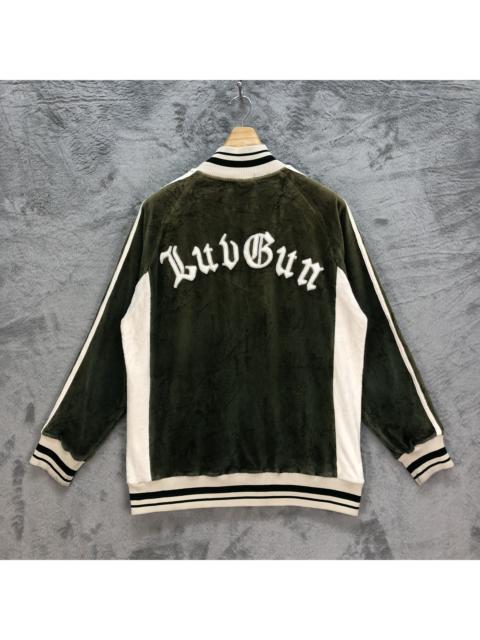 Other Designers Sportswear - Luvgun Big Logo Velvet Jacket #6190-53
