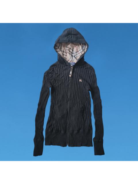 Burberry Burberry Blue Label Knit Zip Hoodie Novacheck