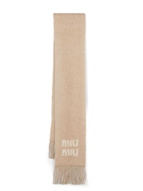 Miu Miu Miu Miu Women Wool And Mohair Scarf