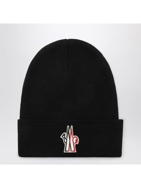 Moncler Grenoble Moncler Grenoble Black Wool Beanie Men