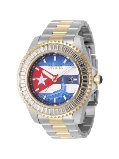 Other Designers Invicta Pro Diver Cuba Edition Quartz Crystal Men's Watch 49619
