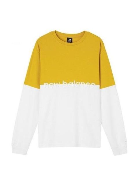 New Balance New Balance Athletics Pique Stripe Tops 'Yellow White' AMT01507-VGL
