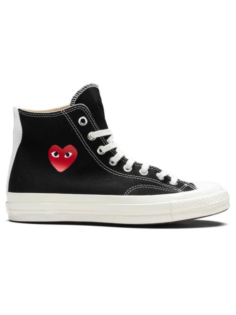 Comme Des Garçons CONVERSE X COMME DES GARCONS PLAY ALL STAR CHUCK '70 HI SMALL RED HEART - BLACK