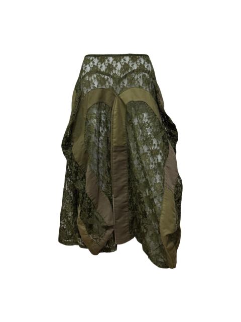 JUNYA WATANABE Fall Winter 2006 Lace Flared Midi Skirt