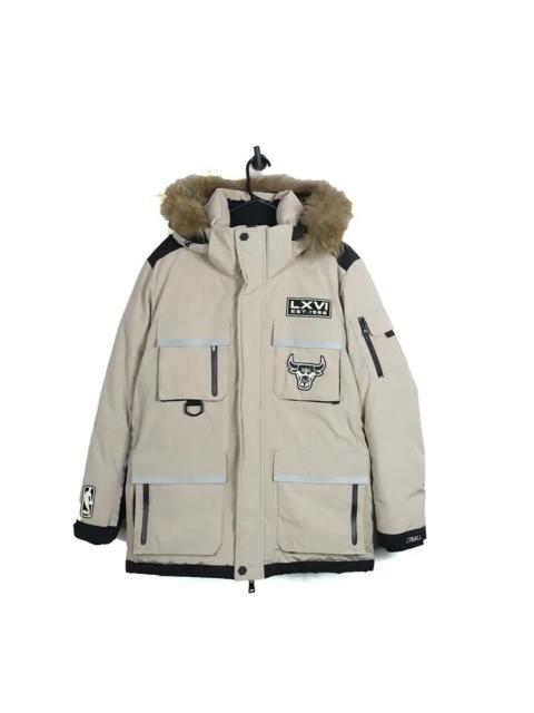 Other Designers NBA Chicago Bulls Down Winter Heavy Parka Coat