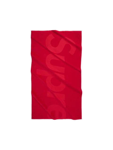 Supreme Tonal Logo Towel 'Red'