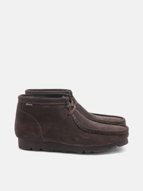 Clarks Originals Wallabee Boot Gtx Dark Brown Suede