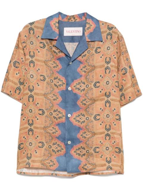 Valentino Valentino Garavani Men `Voyage Imaginarie` Bowling Shirt