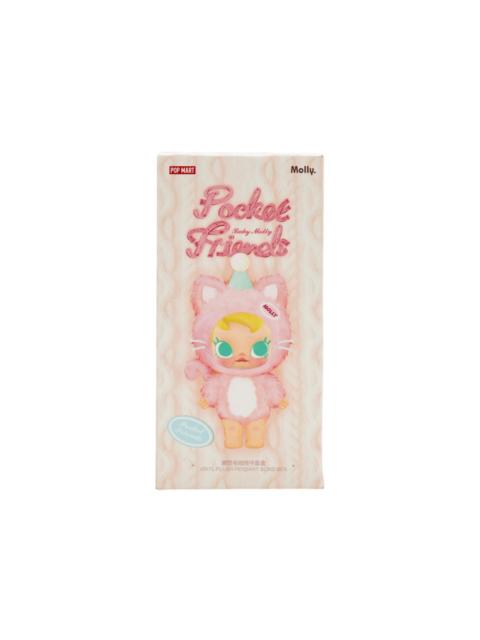 POP MART Pop Mart Baby Molly Pocket Friends Series Vinyl Plush Pendant Single Blind Box