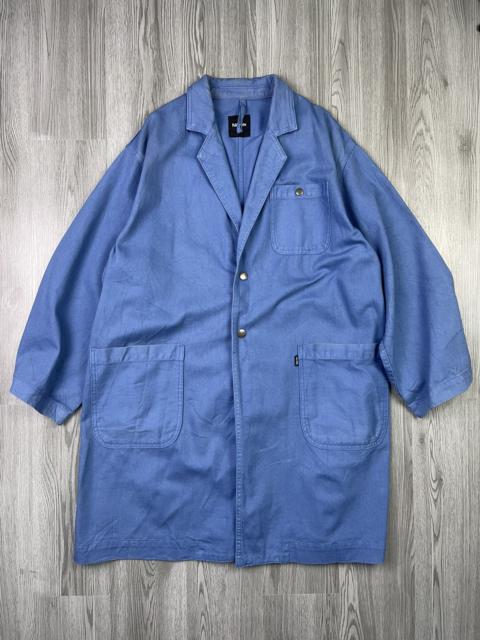 Other Designers Issey Miyake - Issey Miyake Ne-Net cotton long parka jacket