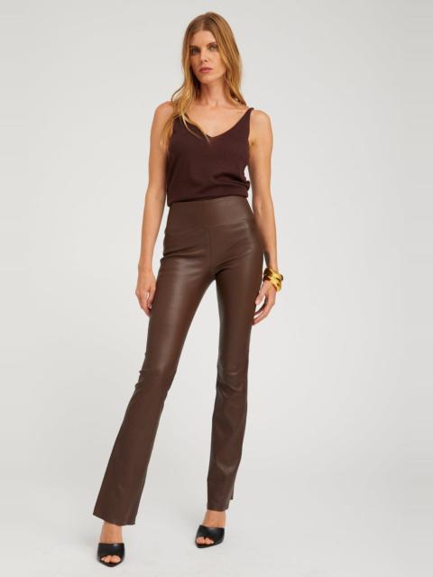 SPRWMN LEATHER MICRO FLARE