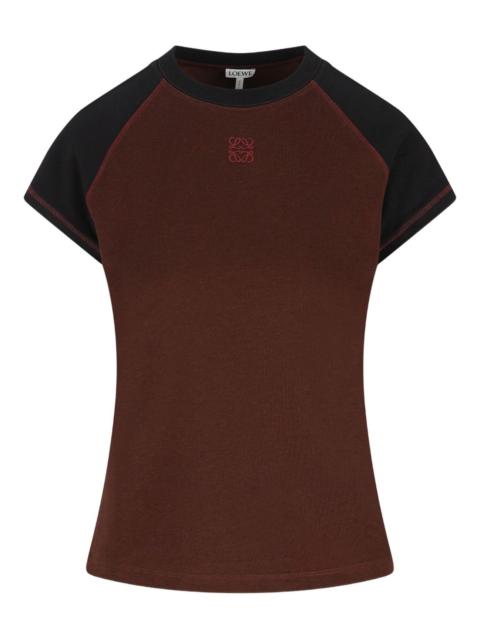 Loewe Loewe Women Logo Cotton T-Shirt